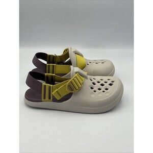 Women’s Chacos Clogs Size 6 Moonbeam Cream Yellow‎ Adjustable Strap Water Shoes